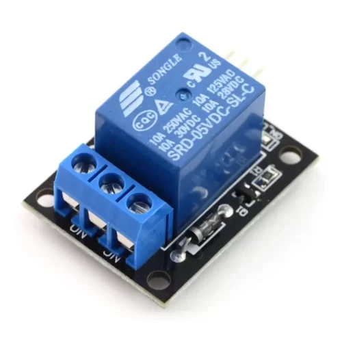 1 Channel 5V Relay Module Black