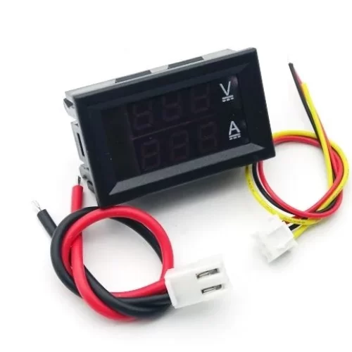 Dual DC 100V 100A Voltmeter Ammeter Without Shunt