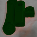 Printed Robotic Arm in 3D Printed Plastic Parts only-Dark Green