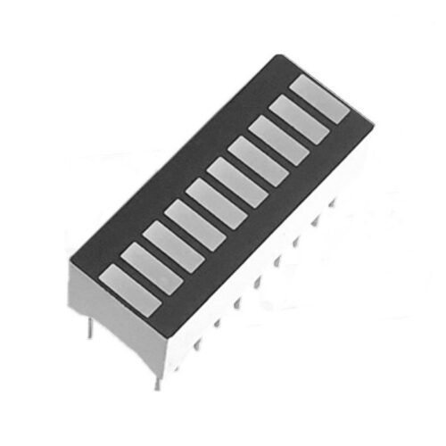 10 Segment LED Bar Graph Display – Red Color
