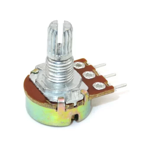 1M Ohm 3Pin 15mm Shaft Potentiometer (Pack of 3)