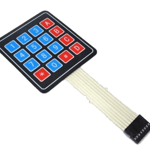 DC 12V 4×4 16 Key Matrix Membrane Switch Keypad