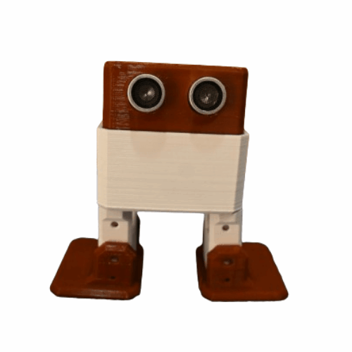 Otto Robot 3D Printed Compatible With Arduino Plastic parts Only (Brown)