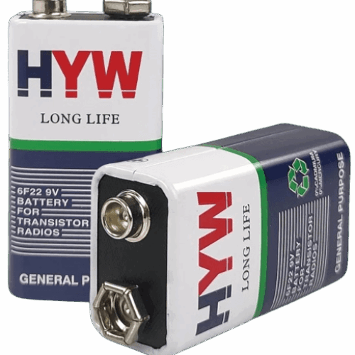 9V Original HW High Quality Battery 5Pcs