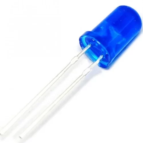 DIP Light Emitting Diode Blue 5 mm Pack of 10