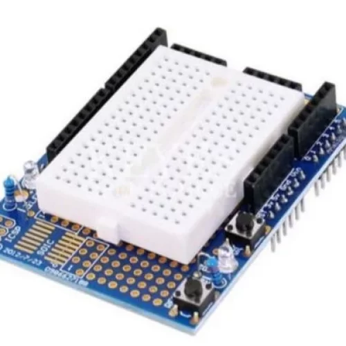 UNO Proto Shield prototype expansion board with SYB-170 mini breadboard